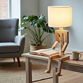 Sitzende Lampe 