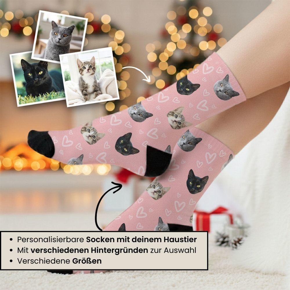 Geschenkset Haustier Socken und Anhänger