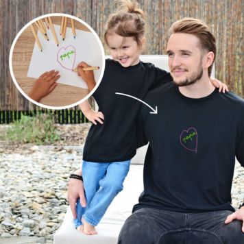 Personalisierbarer Jutebeutel mit Foto und Text
