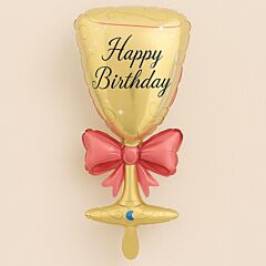 XXL Ballon-Sektglas zum Geburtstag
