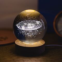 Planeten 3D-Kristallkugel