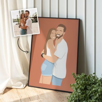 Personalisierbares Poster mit Illustration