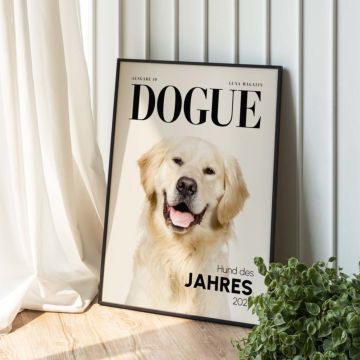 Personalisierbares Haustier Magazin Poster 