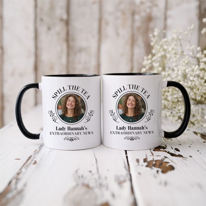 Personalisierbare Tasse Spill the Tea