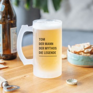 Personalisierbarer Bierkrug mit Namen